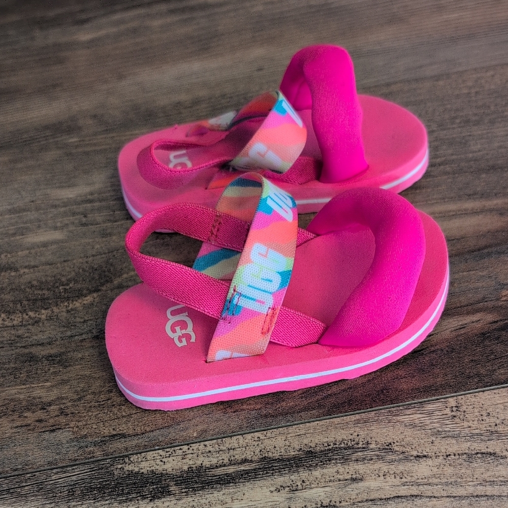 UGG Kids Zuma Sling Taffy Pink Sandals Infant 2/3